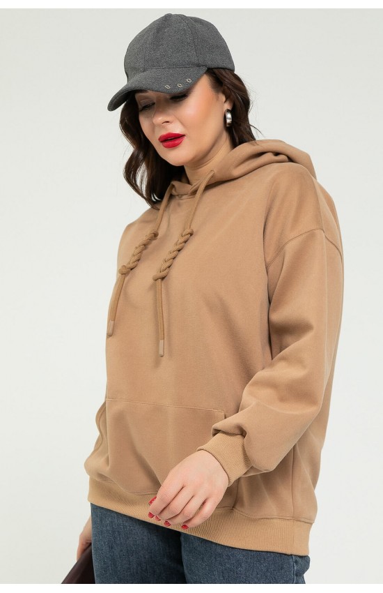 Худи Выше неба (коричневое) Б12919-4М