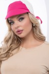 Косынка с козырьком из хлопка