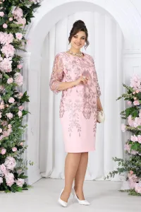 Платье Ninele 6053 Пудровый