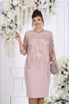 Платье Ninele 6153 Пудра Платье Ninele 6153 Пудра