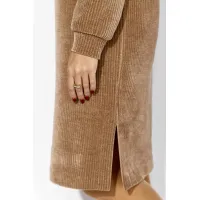 Платье Таиер 1410 полоска, бежевый