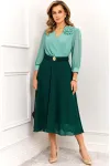 Платье Agatti 6001-1 Бирюзово-изумрудный