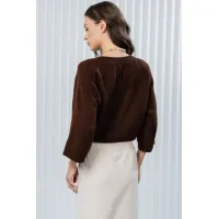 Кофта Romgil рв0381-ак2 коричневый
