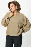 Блузка Белэльстиль 876-325 бежевый Блузка Белэльстиль 876-325 бежевый