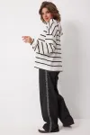 Кофта Begimoda 4137 Чёрно-белый