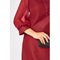 Платье Eva Grant 7310D красный