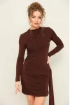 Платье Pur Pur 11-433 Коричневый Платье Pur Pur 11-433 Коричневый