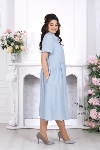 Платье Ninele 7536 Голубой