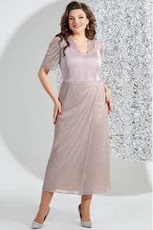 Платье Mira Fashion 5530 пудра