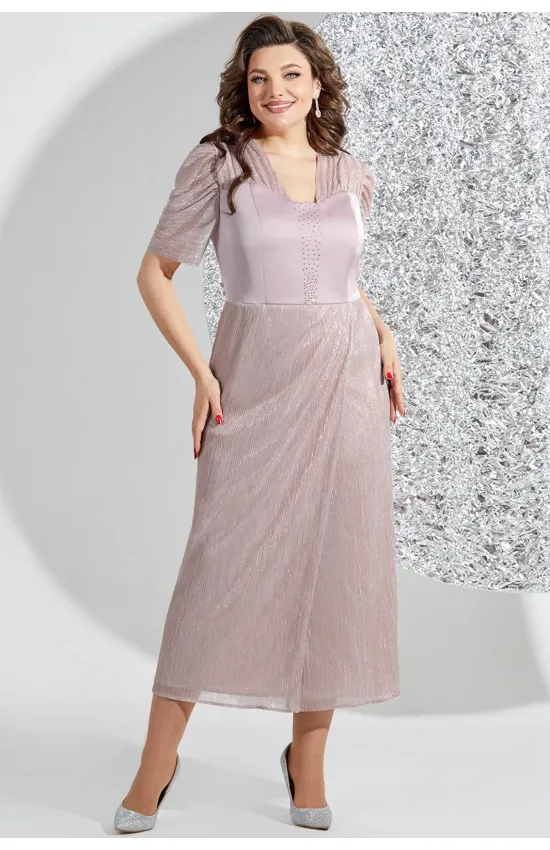 Платье Mira Fashion 5530 пудра
