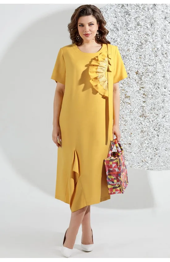 Платье Mira Fashion 5555 желтый