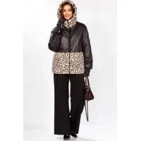 Куртка Lady Secret 7296 Черный+леопард