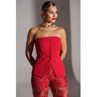 Блузка Мода-Юрс 25-2952 красный