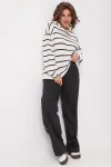 Кофта Begimoda 4137 Чёрно-белый