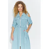 Платье Euromoda 410 бирюзовый