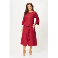 Платье Кокетка И К 1520 красный