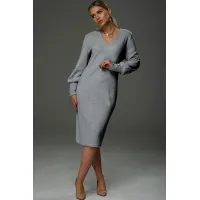 Платье Галеан Cтиль 913 серый