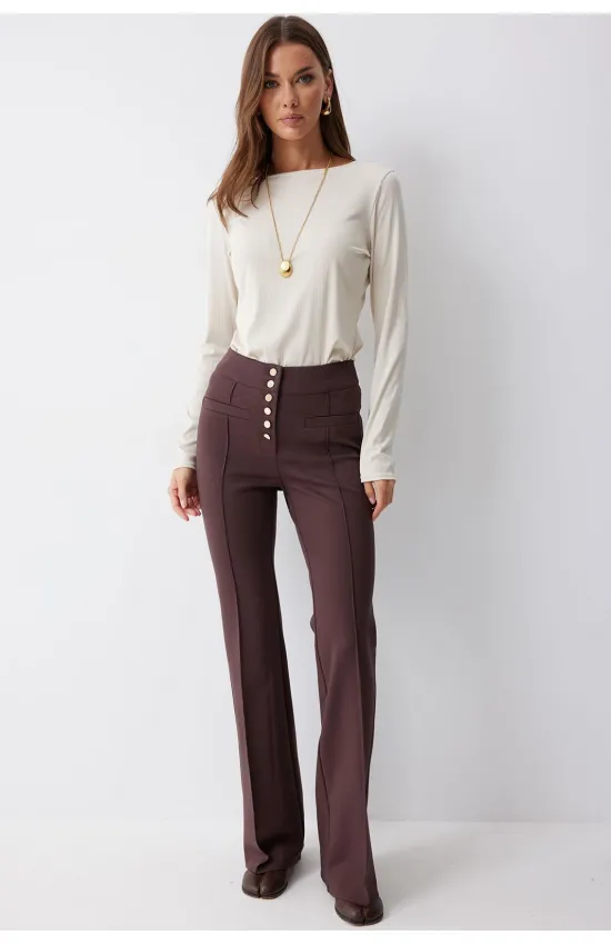 Брюки Люше 4222 коричневый