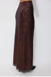 Юбка Люше 4257 коричневый