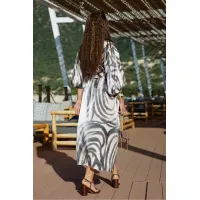 Платье Vittoria Queen 29103 серо-розовый