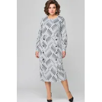 Платье Орхидея Люкс 1371 серый