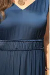 Платье Vittoria Queen 20633-1 темно-синий (индиго)