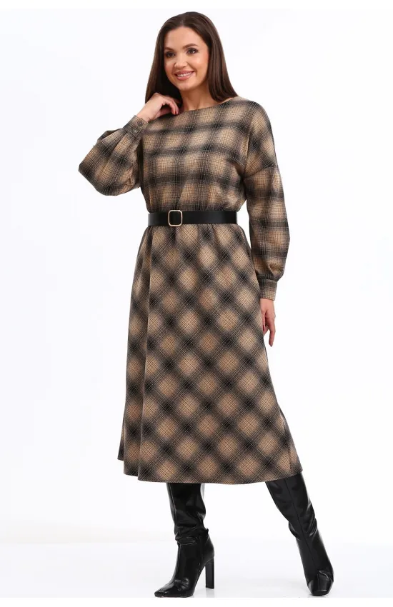 Платье Axxa 55226 коричневый Платье Axxa 55226 коричневый