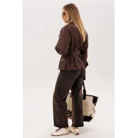 Блузка Anelli 1826 чокалэйт скин