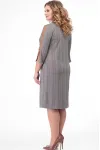 Платье Anelli 899 серый с капучино