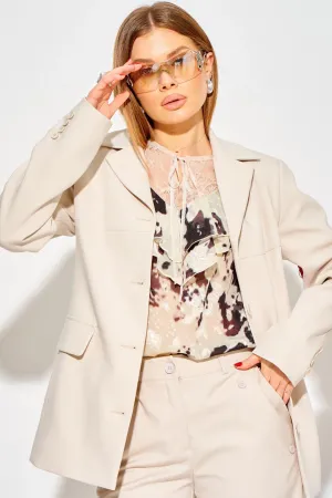 Пиджак Laikony L-814 слоновая кость