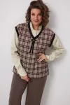 Жилет Begimoda 7019 Виноградная клетка