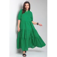 Платье Andina City 8029-3 зелёный
