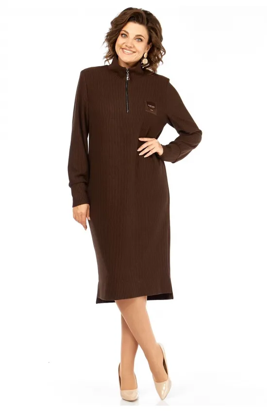Платье Элль-Стиль 2440 шоколад