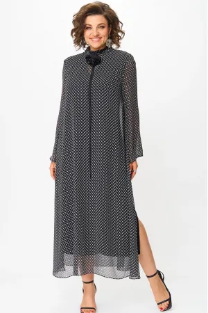Платье Svetlana Style 2129 черный зигзаг