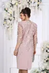 Платье Ninele 6153 Пудра Платье Ninele 6153 Пудра