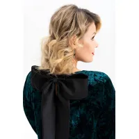 Платье Algranda 4116-4 Черный,Изумруд