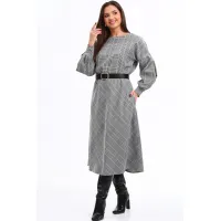 Платье Axxa 55227 серый Платье Axxa 55227 серый