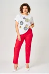 Брюки Rumoda 2289 красный Брюки Rumoda 2289 красный