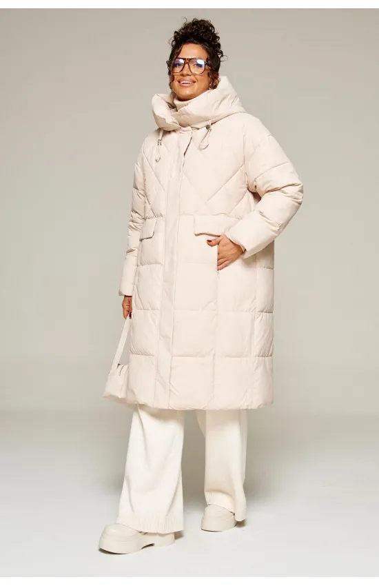 Пальто Beautiful & Free 8016 молочный