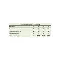 Блузка Zlata 4453 голубой