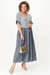 Платье Michel Chic 2181 джинс полоска