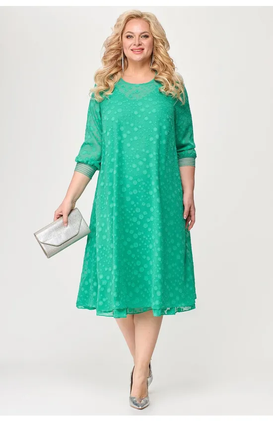 Платье Algranda 3986-A Бирюзовый