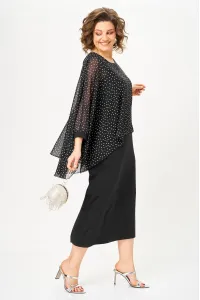 Платье Michel Chic 2202 чёрный, горох