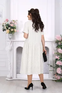 Платье Ninele 7536 Молочный