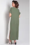 Платье Rishelie 948 зелёный мох