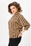 Кофта Michel Chic 782-1 карамельный арабеск