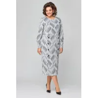 Платье Орхидея Люкс 1371 серый