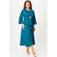 Платье Кокетка И К 1520 бирюза