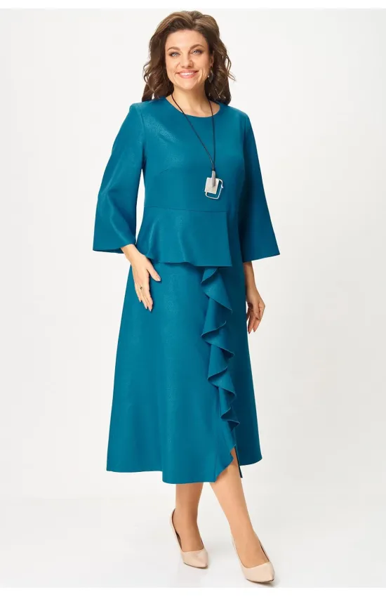 Платье Кокетка И К 1520 бирюза