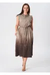 Платье Your Size 2246/170 Кофе с молоком (Капучино)